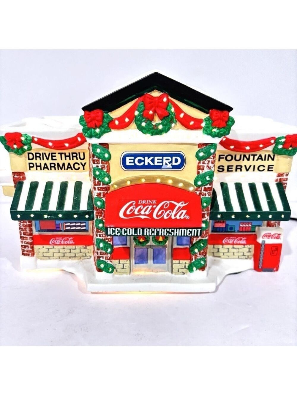 Coca Cola Town Square Collection Eckerd Pharmacy & Soda Fountain Fiber Optics